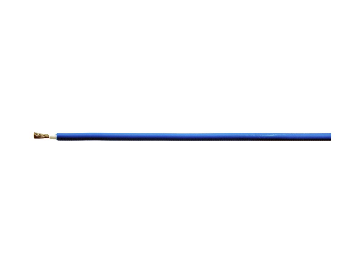 Solarkabel flexibel 1×6mm blau