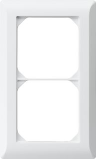 UP-Kopfzeile kallysto.line 2×1 weiss vertikal