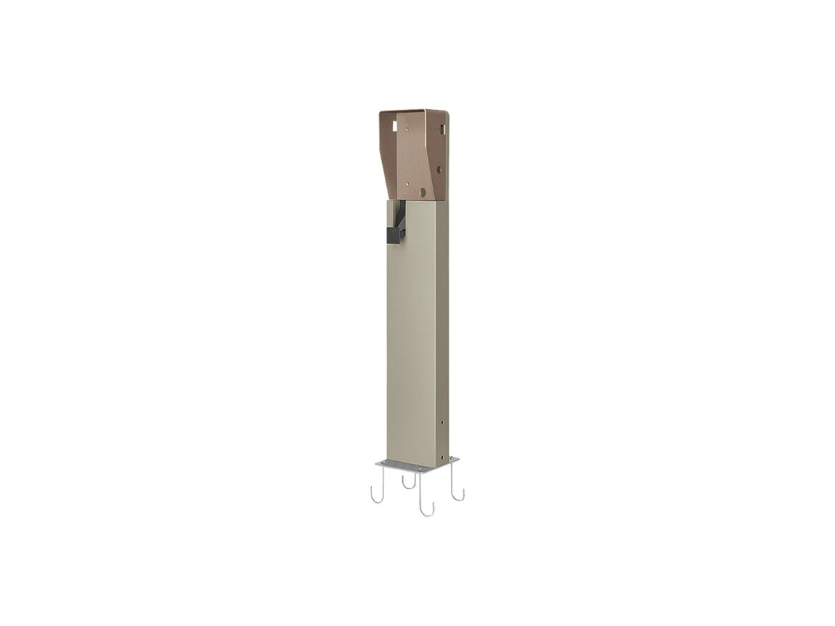 Standsäule Scame 1×LITE/BUSINESS/PRO Halter für Mauerwerk 1553×250×110mm bronze