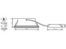 LED-Downlight Philips GreenSpace TCTT 15.2W 2076lm 830 90° Ø250mm weiss