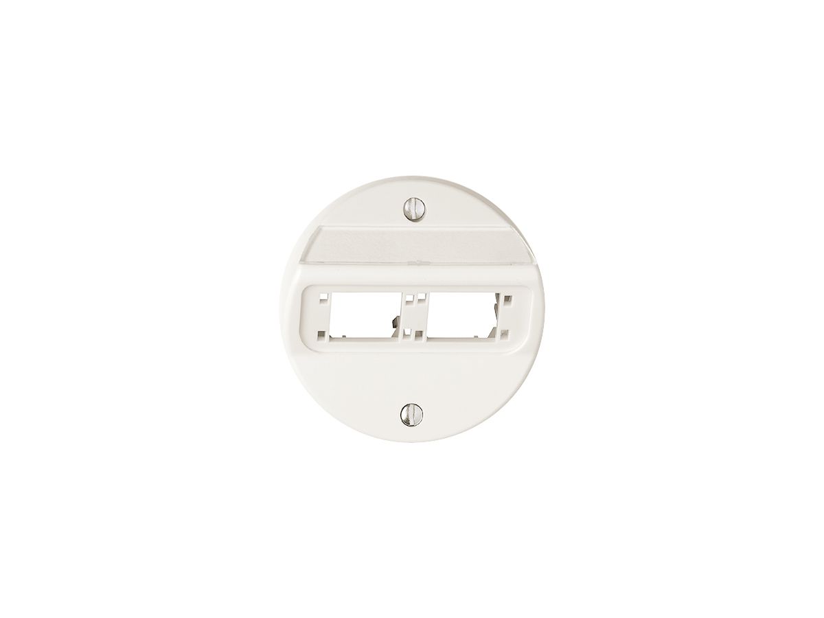 UP-Montageset freenet für 2×RJ45 weiss ohne Einsatz