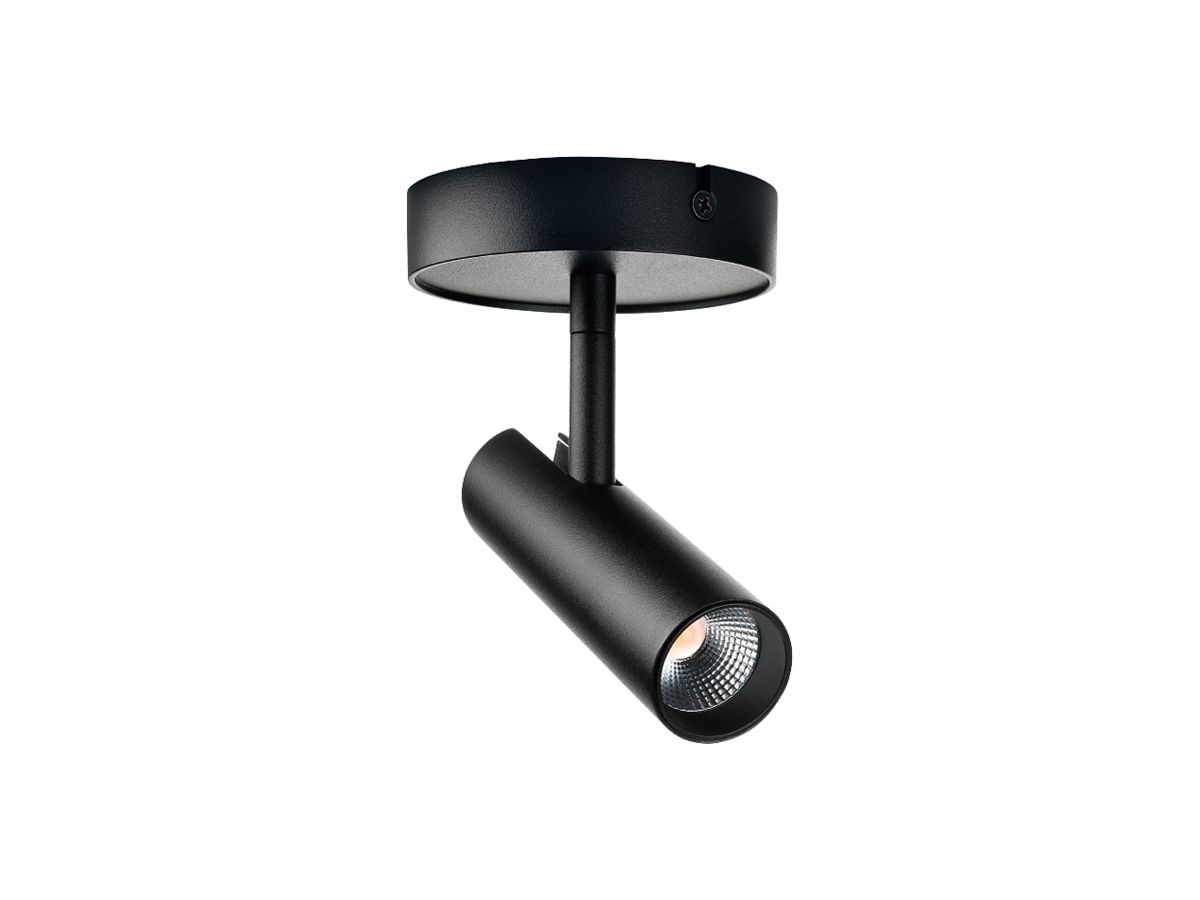 LED-Spot SG Tube Micro 7W 360lm 927 36° DIM Ø102×135×25mm schwarz