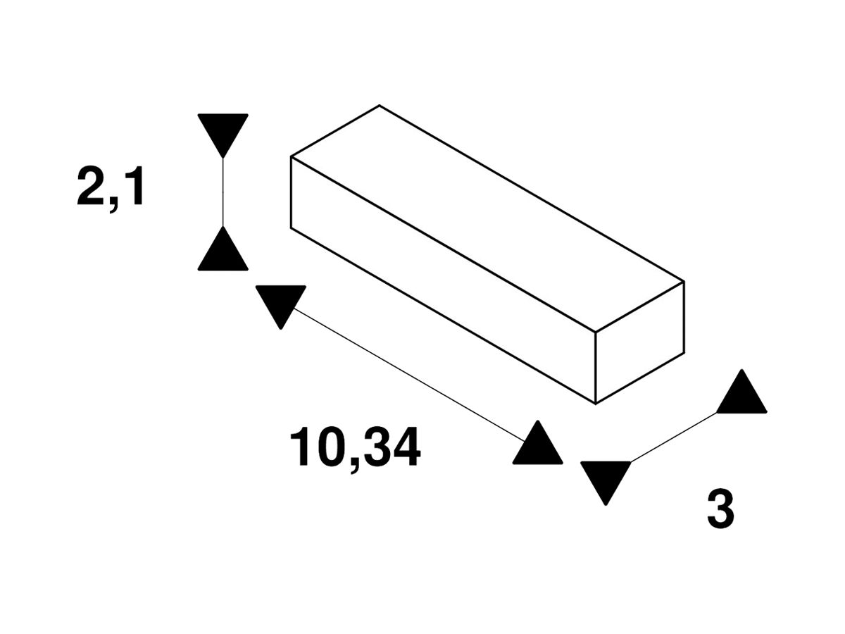 LED-Betriebsgerät SLV 4.6…23.1W 60V 100…700mA DALI 103.4×30×21mm
