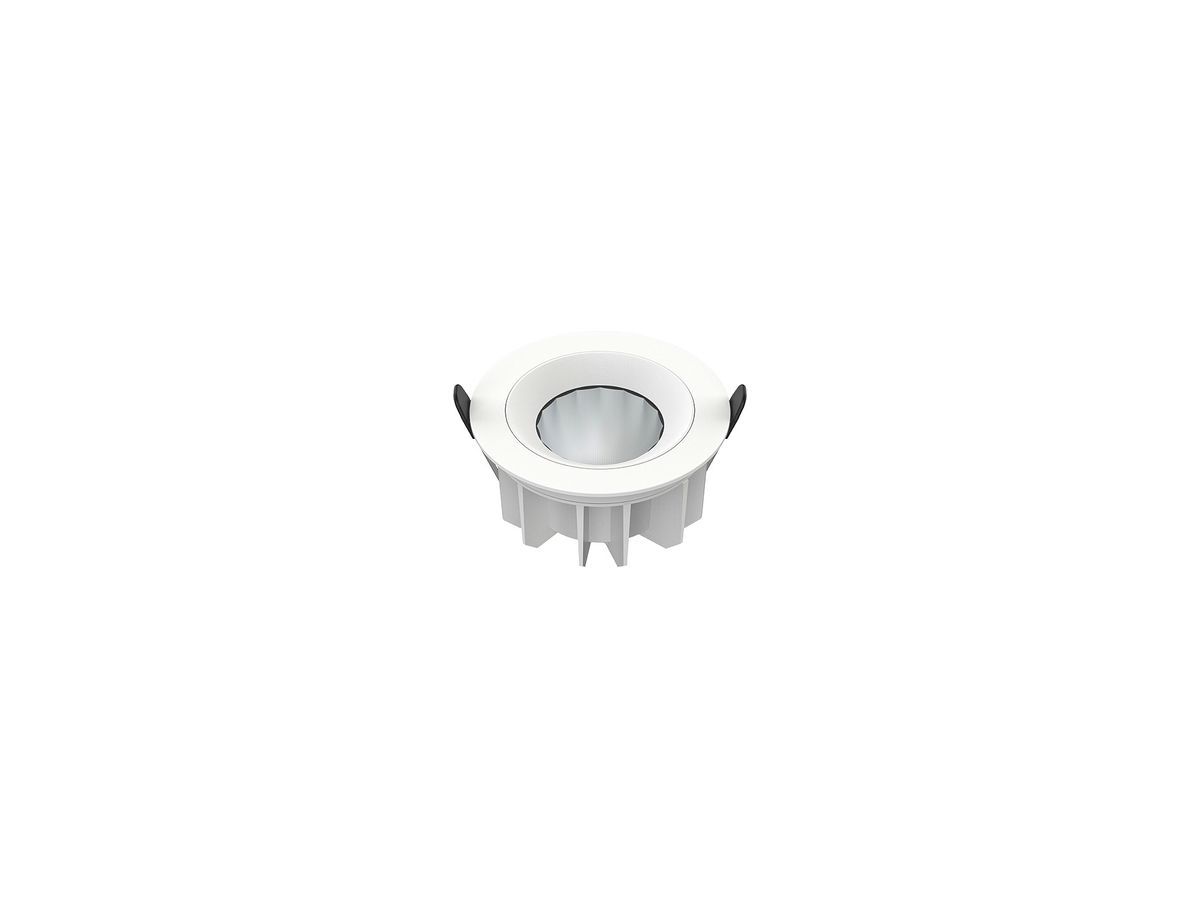 LED-Downlight SLV DOWNLIGHT P 115 11W 640…3630lm 3000K IP54 WB DALI Ø100mm weiss