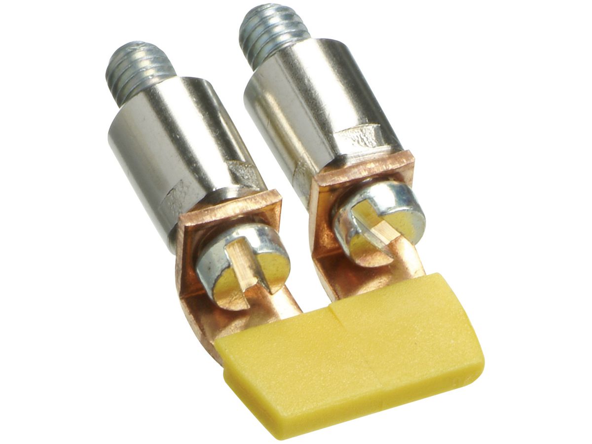 Querverbinder Hager 2×4mm² isoliert schraubbar für KXA04LH/KXA04NH