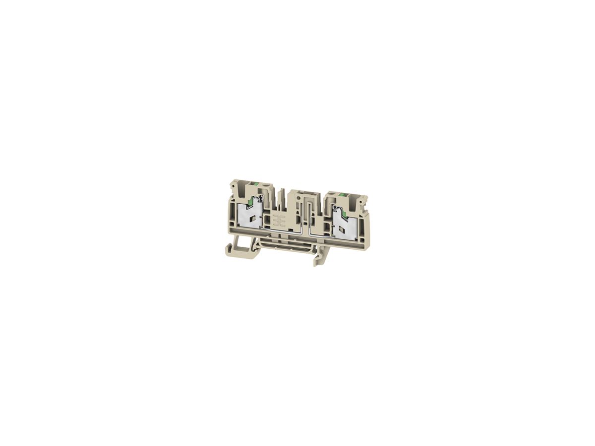 Durchgangs-Reihenklemme WM SDT 2C 0.75…4mm² 20A/500V Snap-in TH35 be