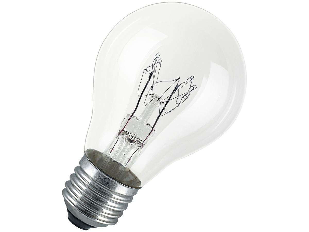Glühlampe stossfest E27 200W 230V klar