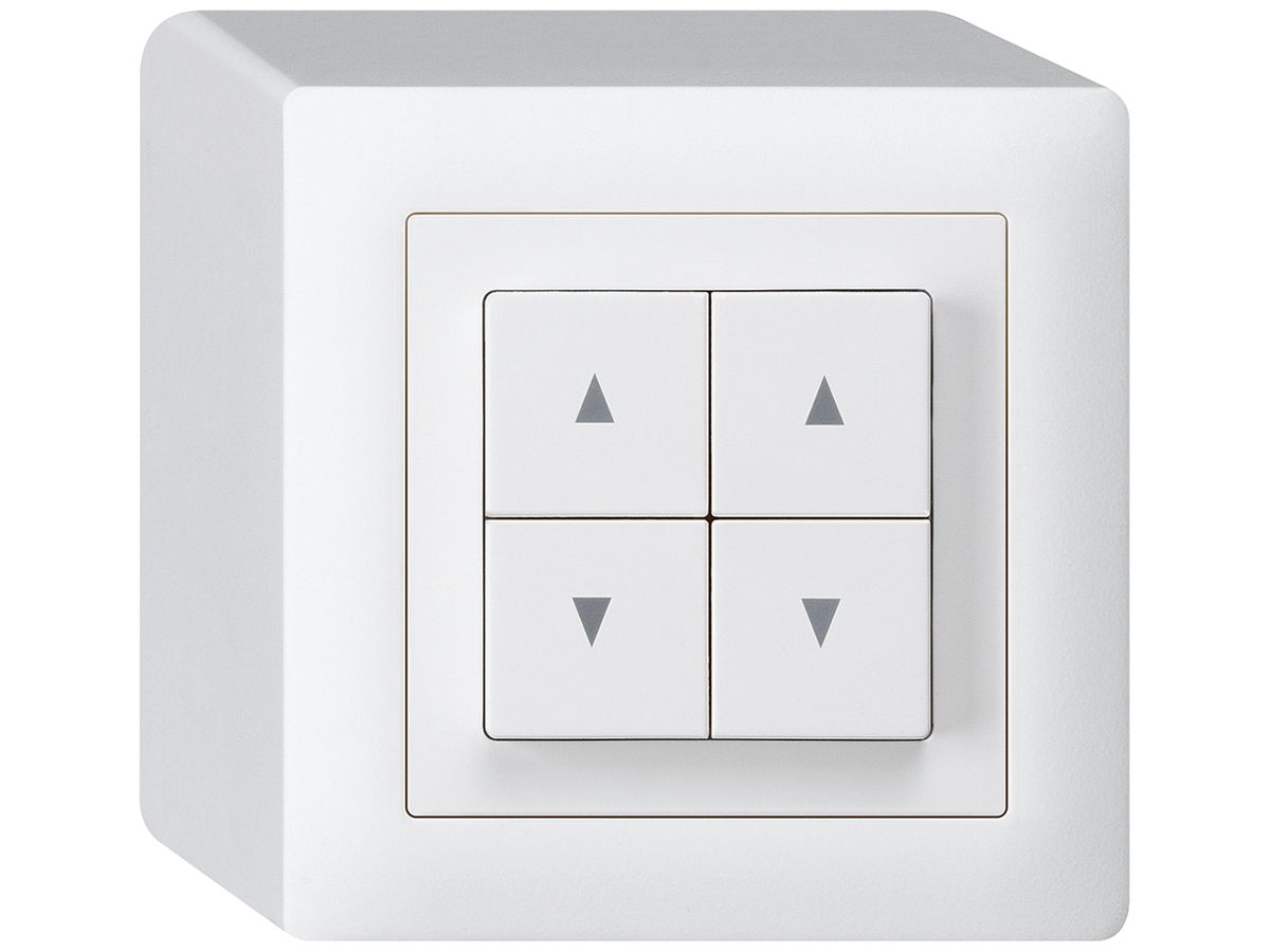 AP-Storenschalter kallysto weiss mit 4 Funktionstasten