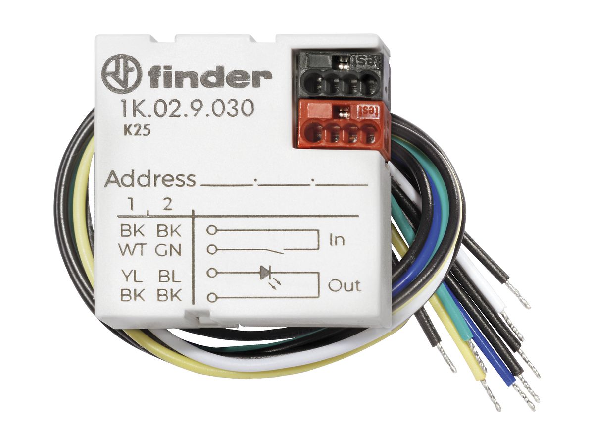 EB-KNX-LED-Modul Finder, 2-Kanal-Ausgang für LED-Signalisation, 0.5mA/3.3V