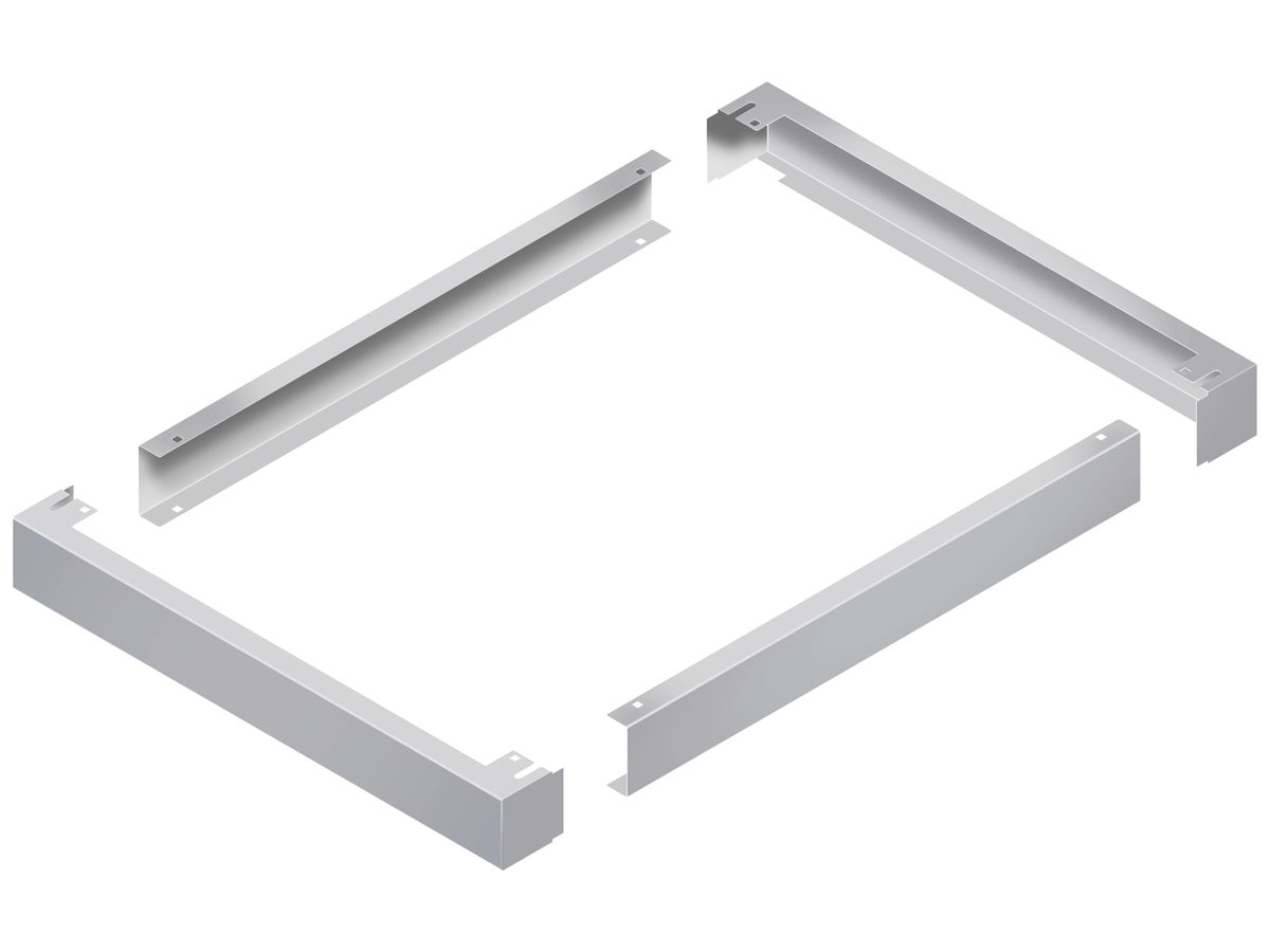 Sockel R&Mfreenet Classic für Netzwerkschrank 19", 800×1000×100mm, grau