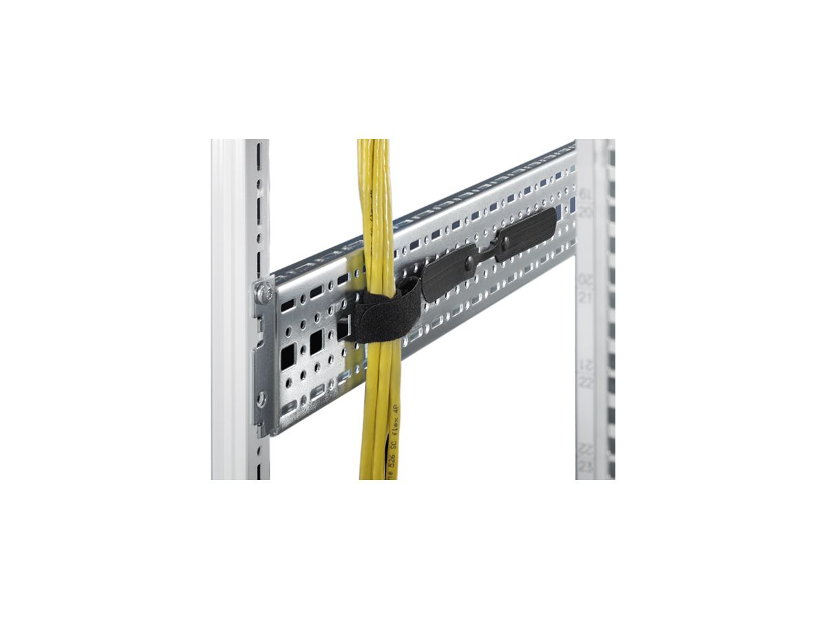 Klettband Rittal DK 7072.220 20×130mm PA schwarz 10Stk