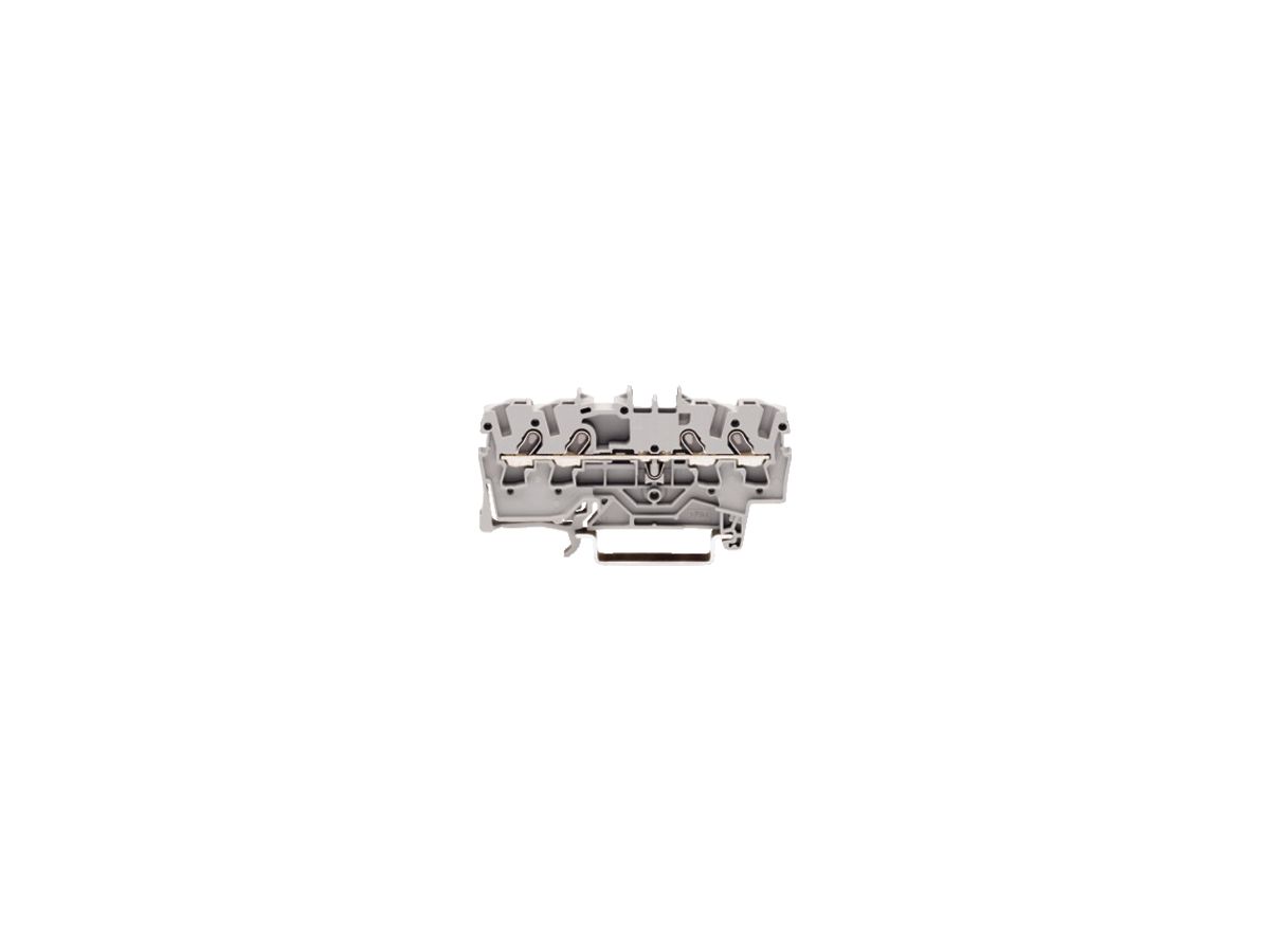 Durchgangsklemme WAGO TOPJOB-S 1.5mm² 4L grau Serie 2001