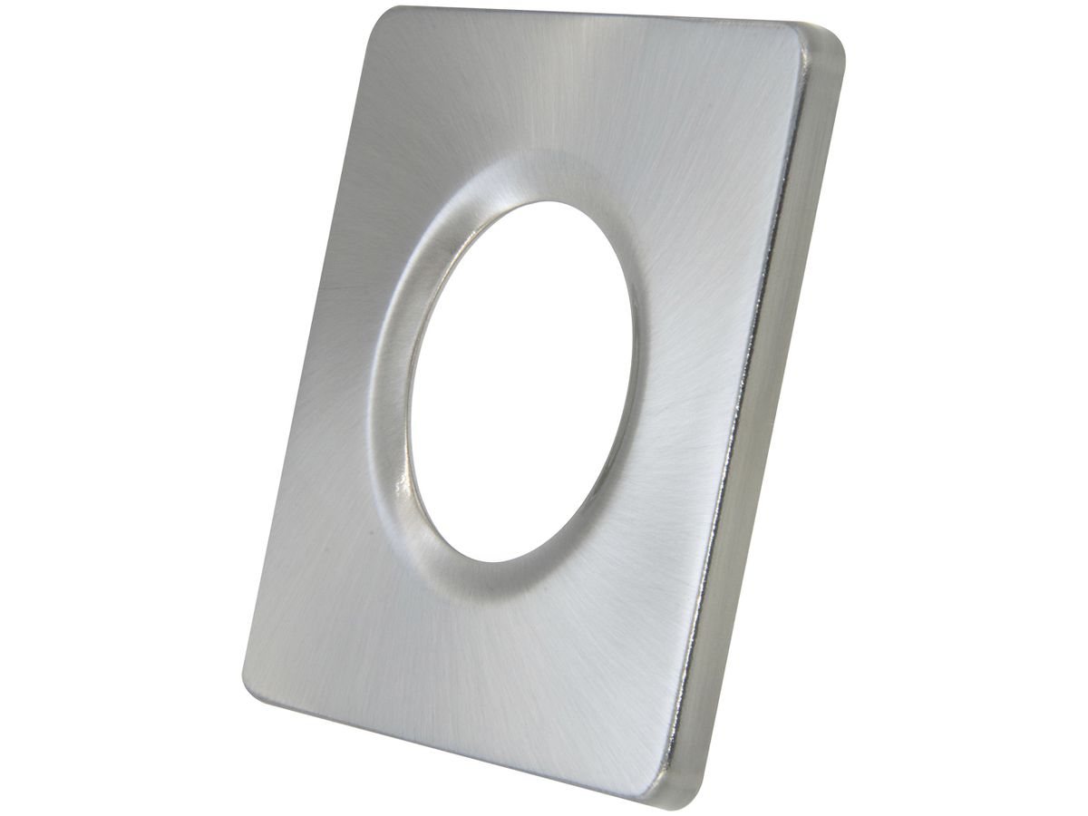 Zierring DOTLUX für MULTISCREW eckig Edelstahl gebürstet