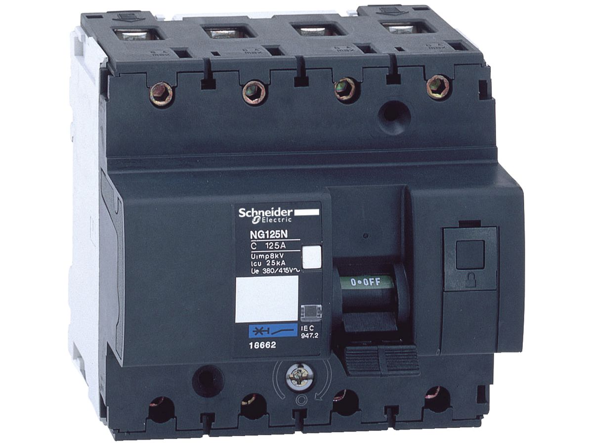 Leistungsschalter Schneider Electric NG125N 4P 100A C