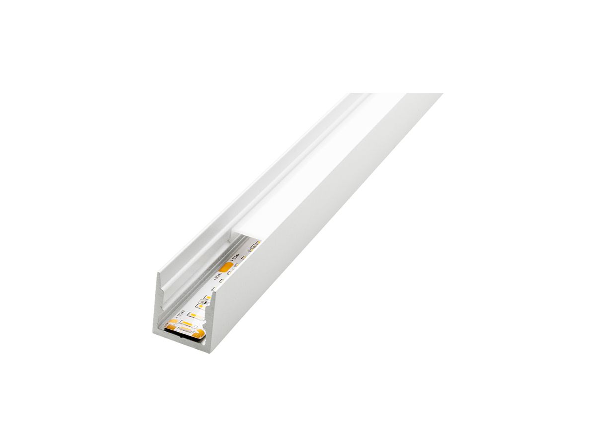 AP-Profil SG StripLine 1800×19×22mm Aluminium weiss