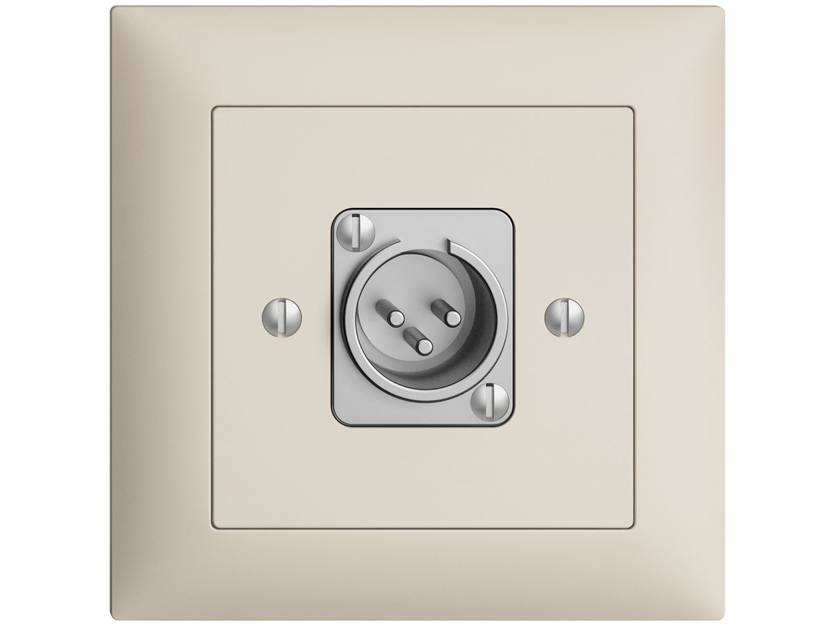 UP-Dose mit XLR-Stecker EDIZIOdue crema