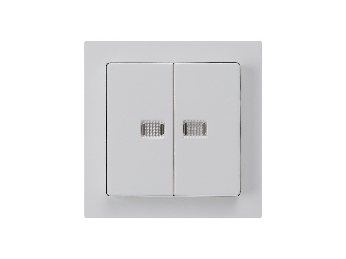 Frontset kallysto hellgrau mit 2 Linsen 60×60mm