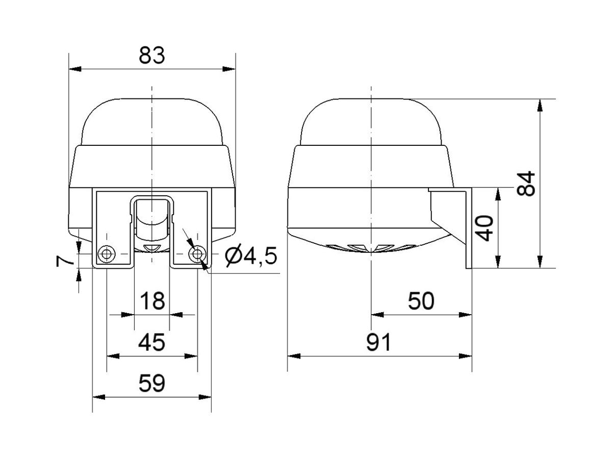 Signalhupe 584 24VAC/DC