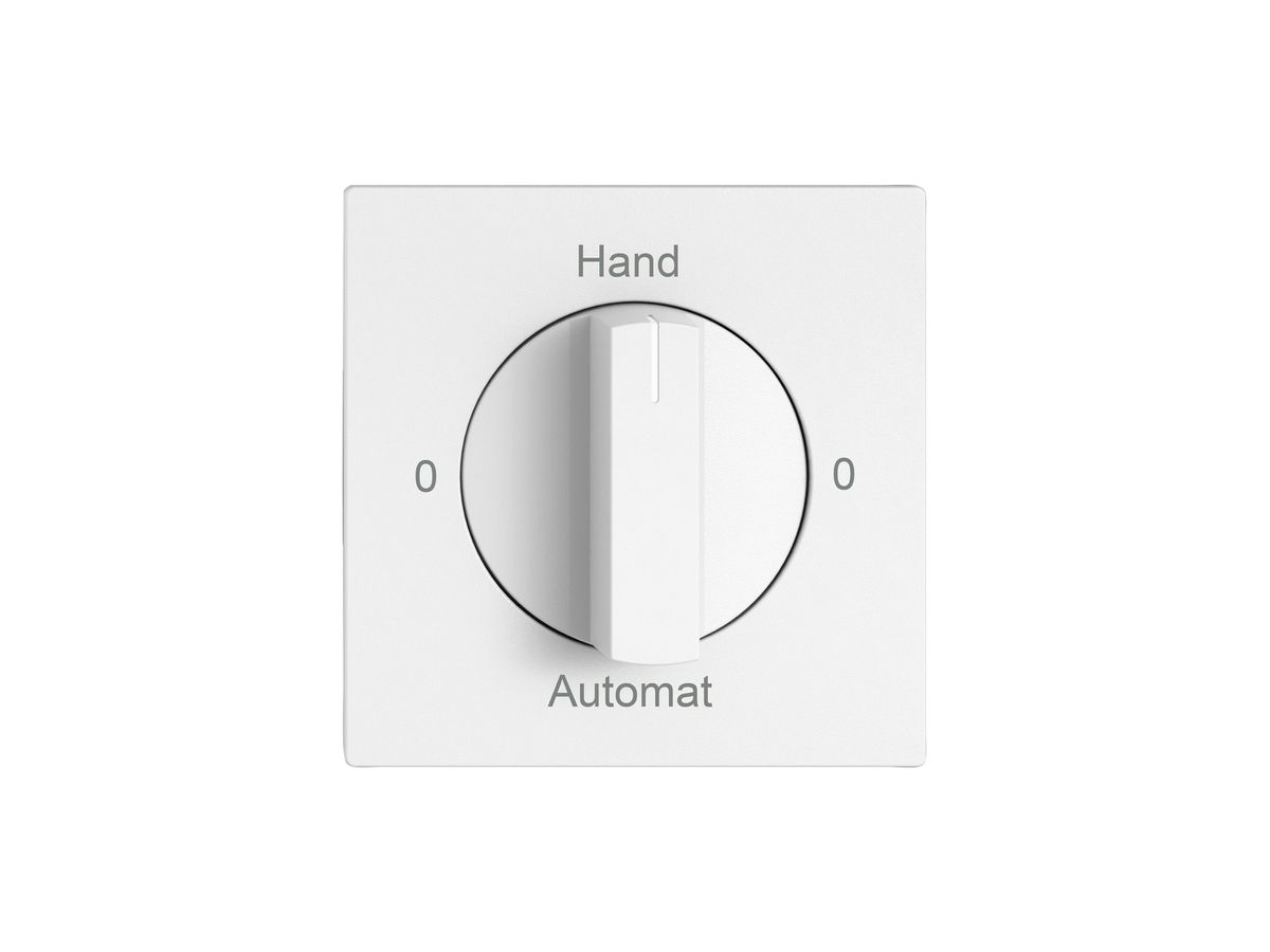 Montageset EDIZIO.liv SNAPFIX® f.Drehschalter m.Griff 0-Hand-0-Automat ws