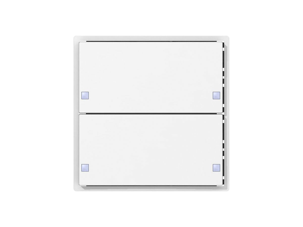 Aufsatz zu Tastsensor ABB SIDUS KNX Design ZE-Typ, 2/4, weiss