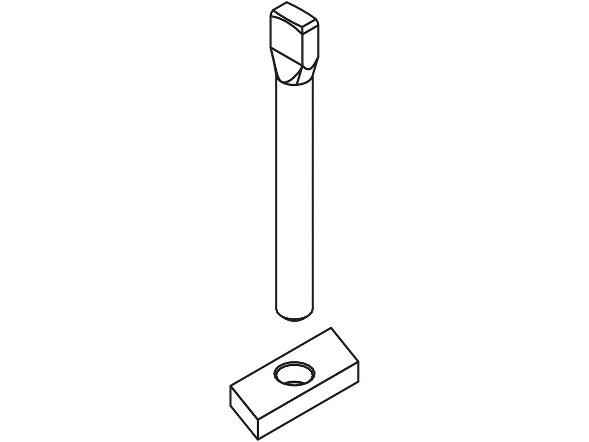 Trennbolzen Lanz M6×55mm