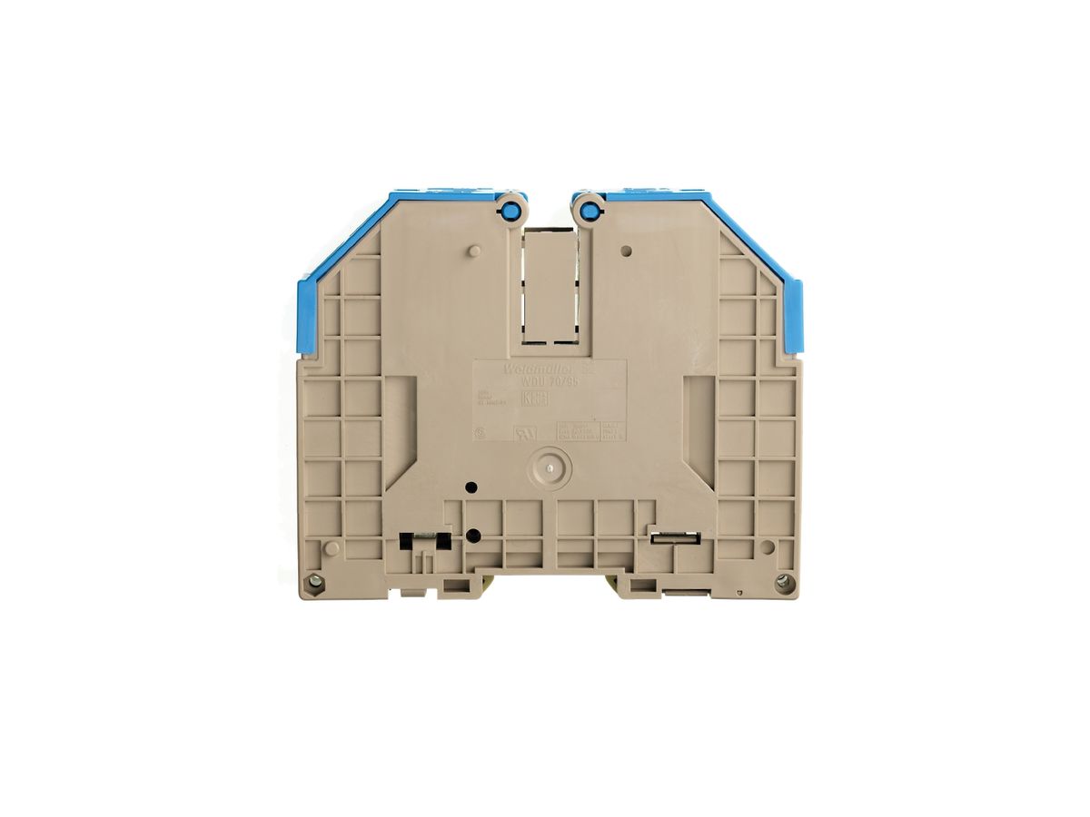 Durchgangs-Reihenklemme Weidmüller WDU Schraubanschluss 95mm² TS35 blau