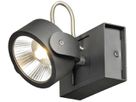 LED-Decken-/Wandleuchte SLV KALU 1, 17W 3000K dimmbar 60° IP20 schwarz