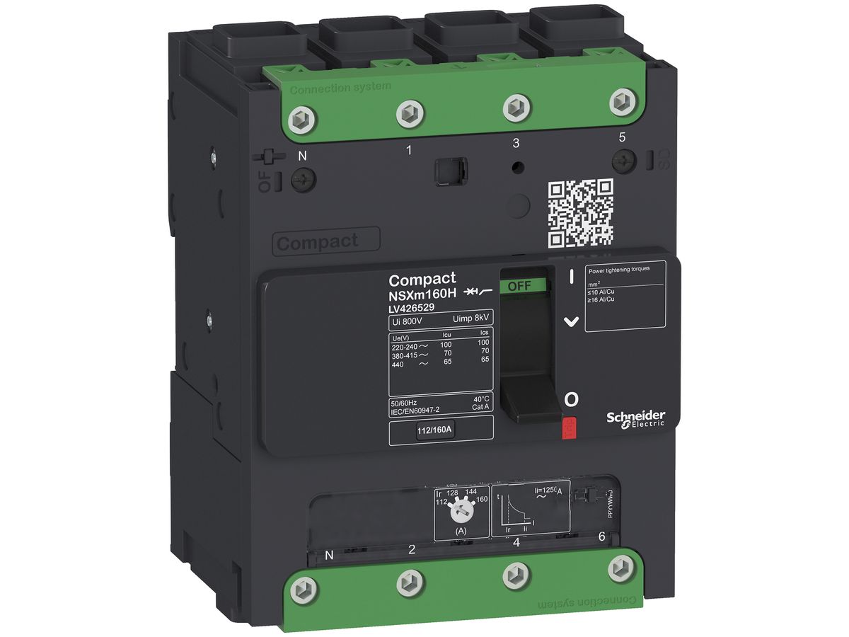 Leistungsschalter Schneider Electric NSXm32H 22…32A 4L 70kA EVERLINK