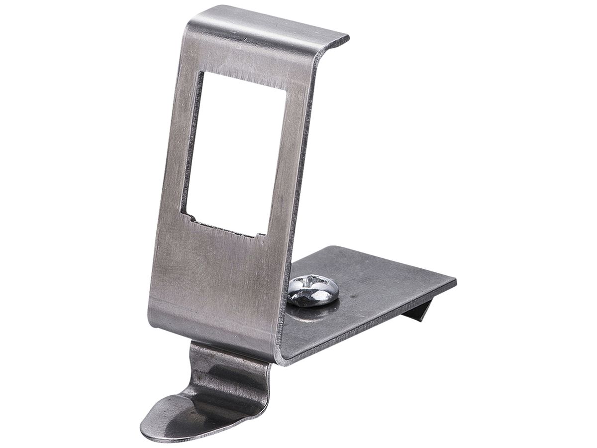 Hutschienen-Adapter ROLINE für 1 Keystone-Modul Stahlblech