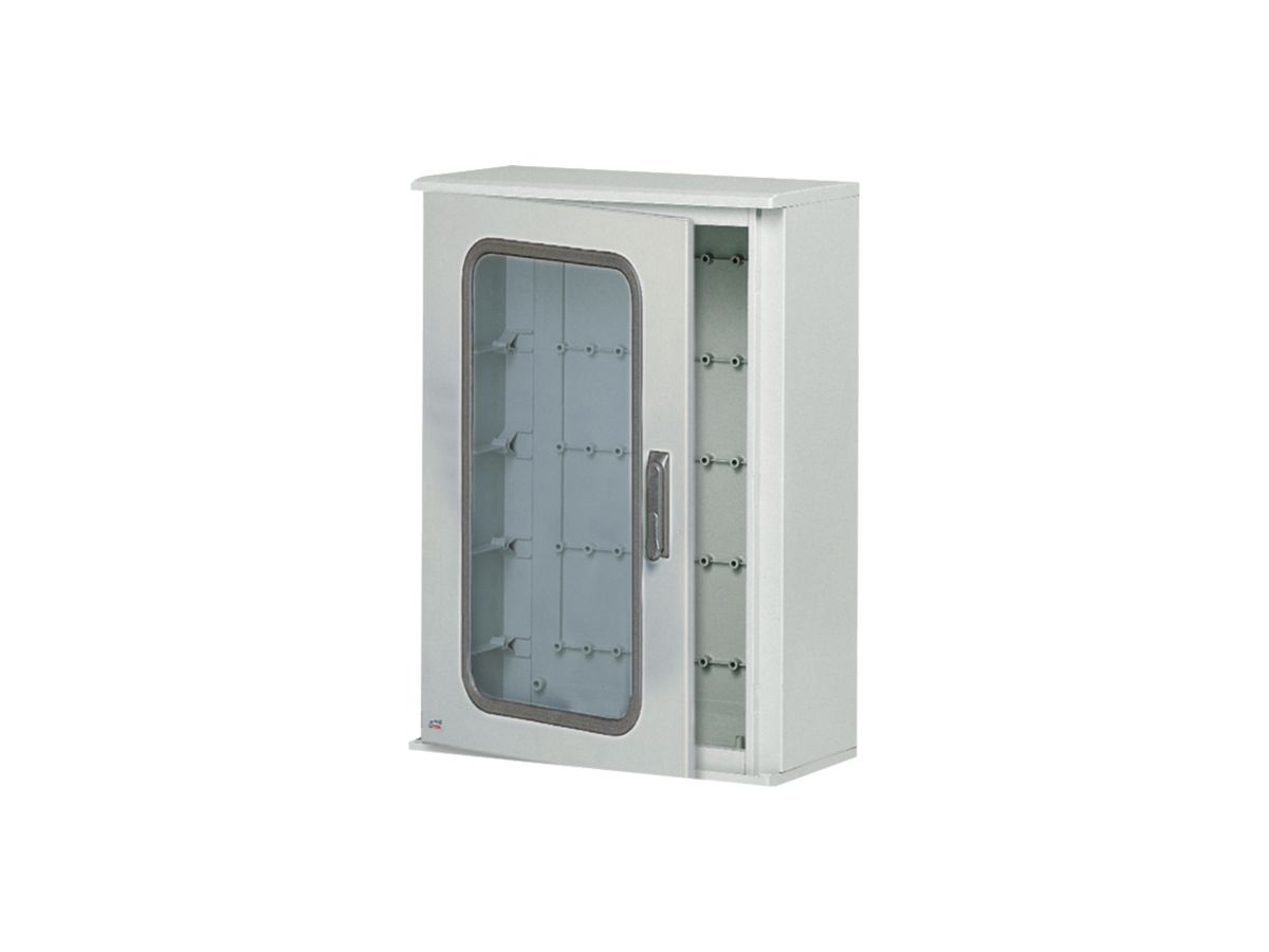 Wandgehäuse Hager Orion.Plus m.Tür 69 Module 3-Reihen 23TE 600×550×300mm gu