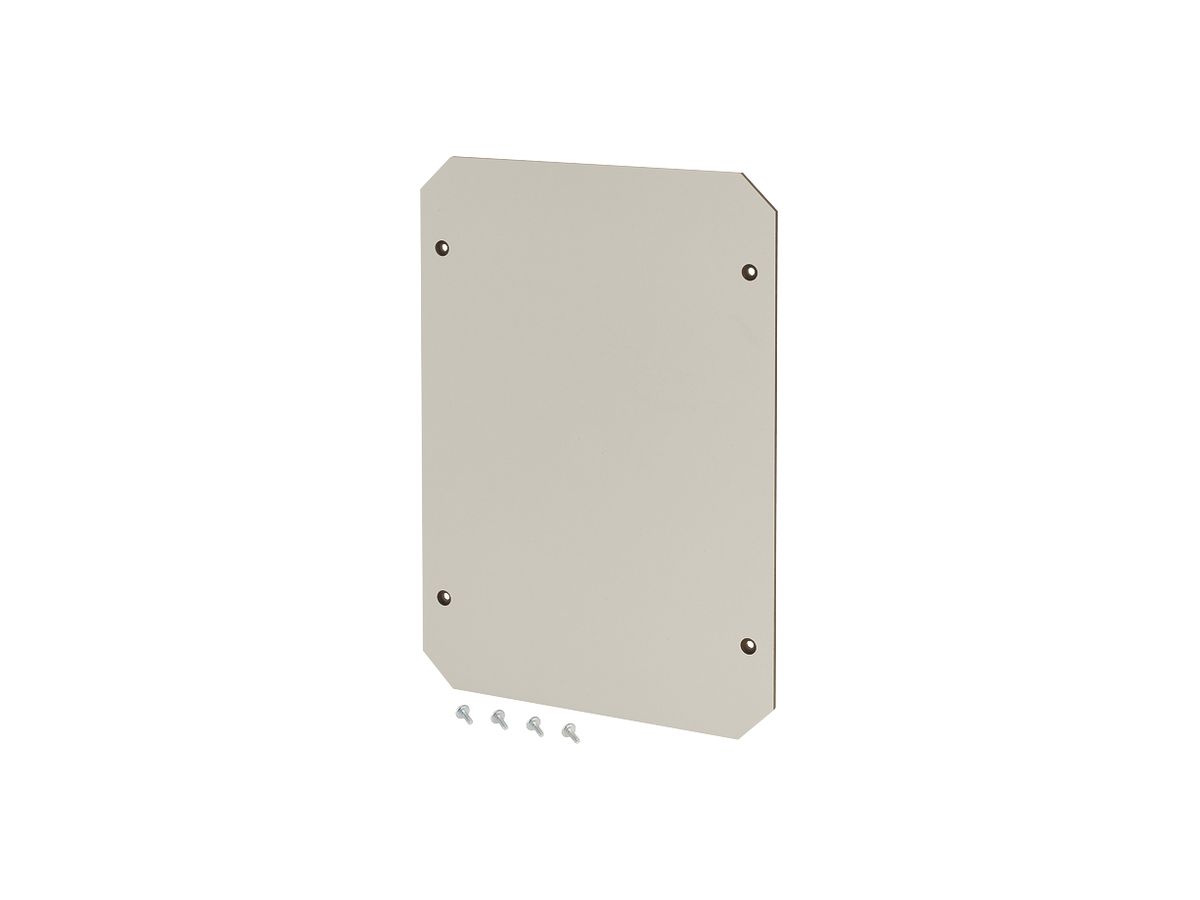 Montageplatte Hensel, Isolierstoff 4mm stark, für Leergehäuse EB 50…