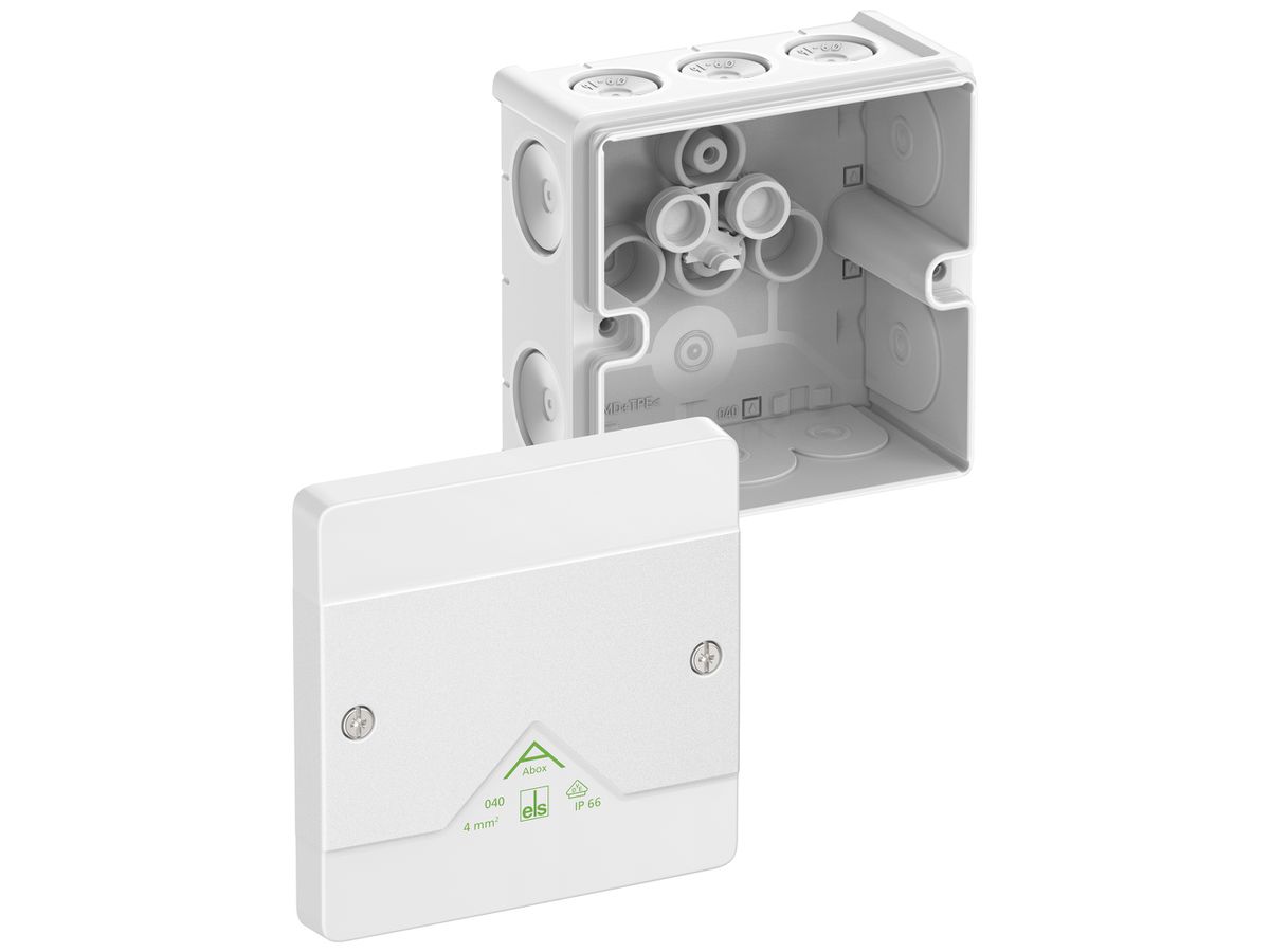 AP-Abzweigdose Spelsberg Abox 040-L/w 102×102×57mm IP66 ws