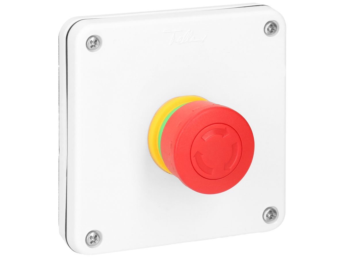 UP-Not-Aus-Schalter AWAG NEVO Dreh-Entriegelung 1NC 1NO Ø32mm IP55