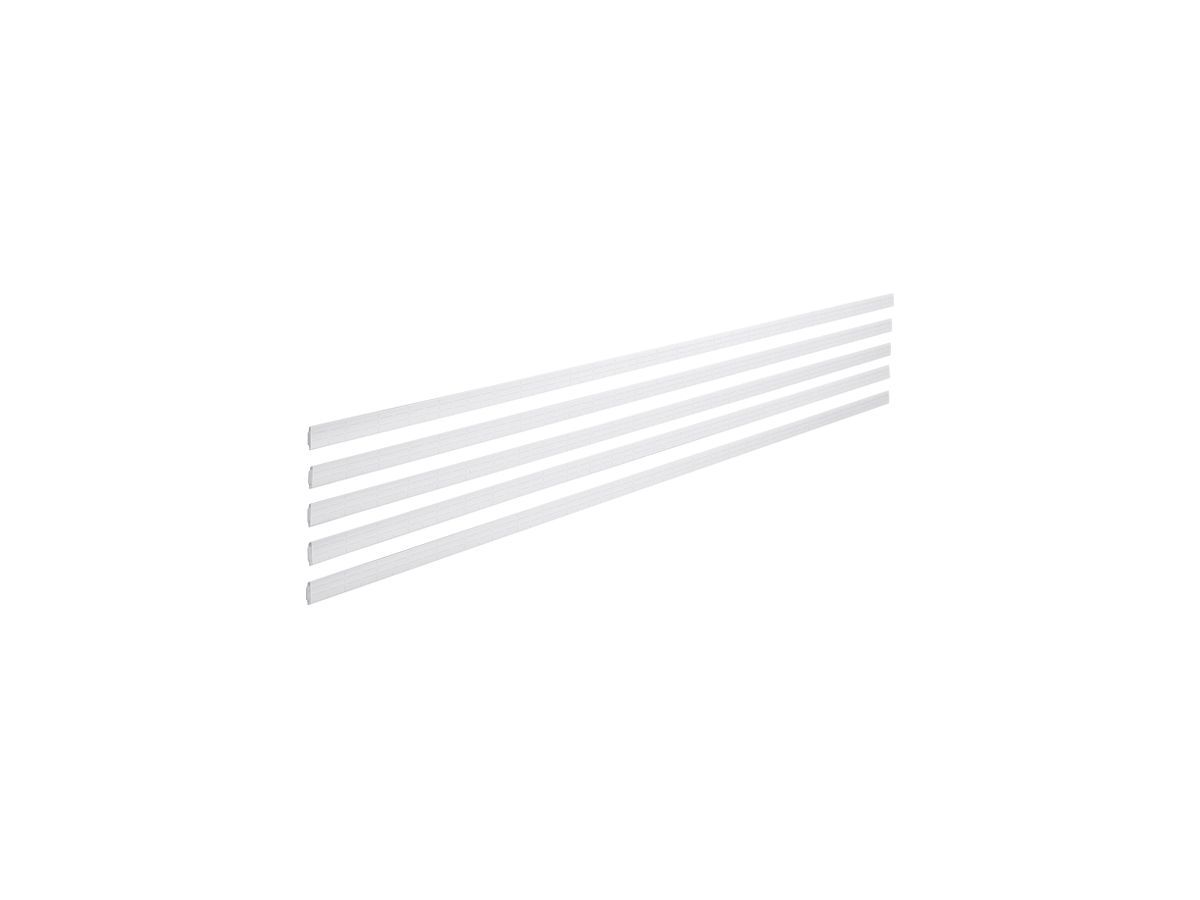 Bezeichnungsstreifen Hager Univers N weiss 1m 22mm