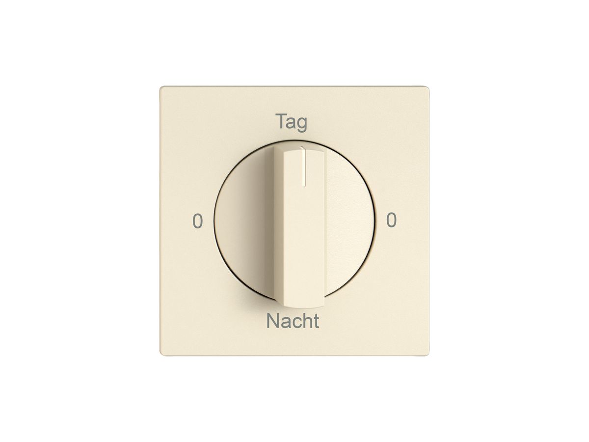 Montageset EDIZIO.liv SNAPFIX® f.Drehschalter m.Griff 0-Tag-0-Nacht cr
