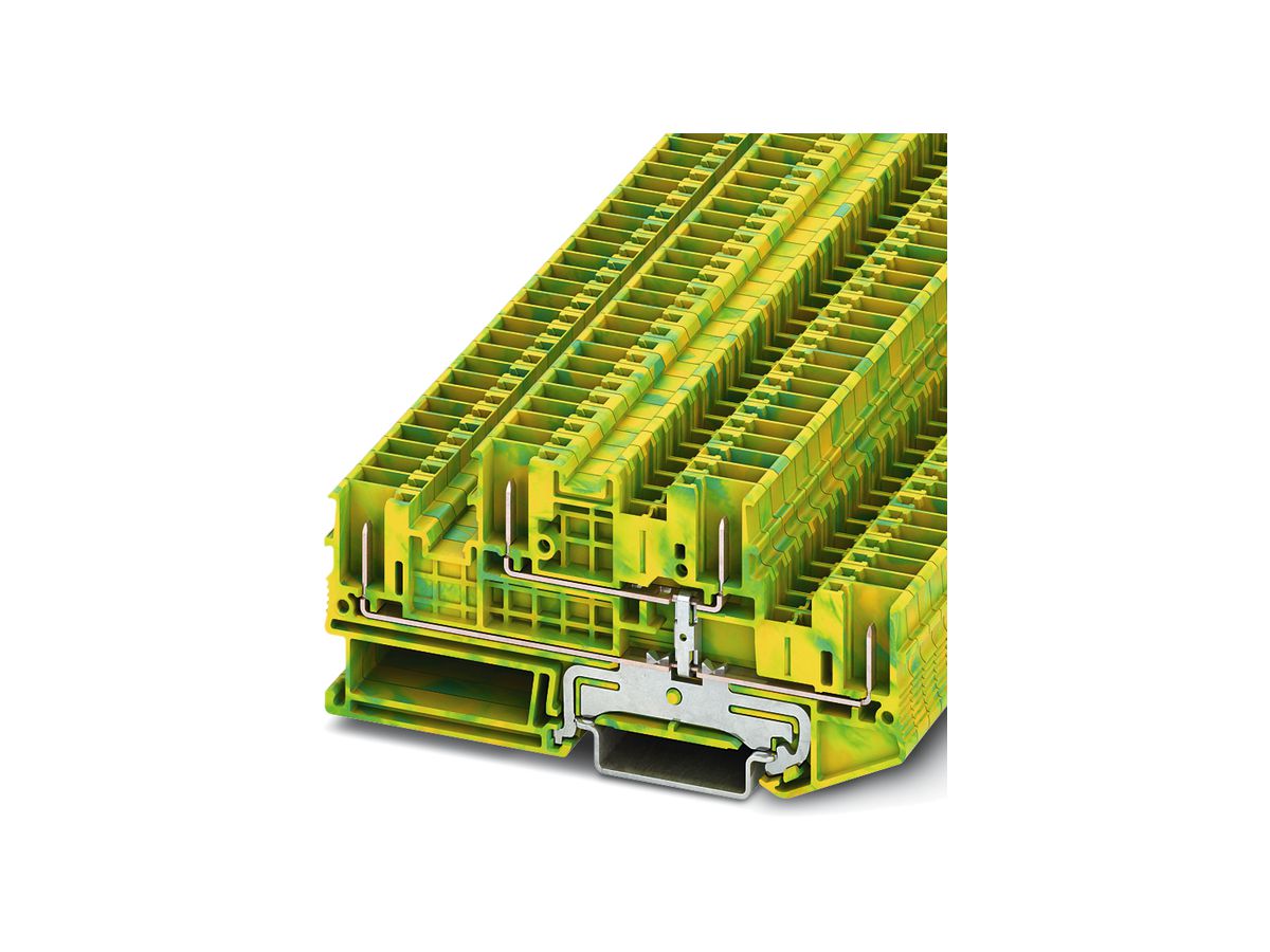 Durchgangsreihenklemme 0.08…4mm² grün-gelb, STTB2.5/4P-PE