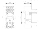 Relaissockel Siemens LZS:PT78740 TH35 Schraubanschluss 74×27×41.5mm