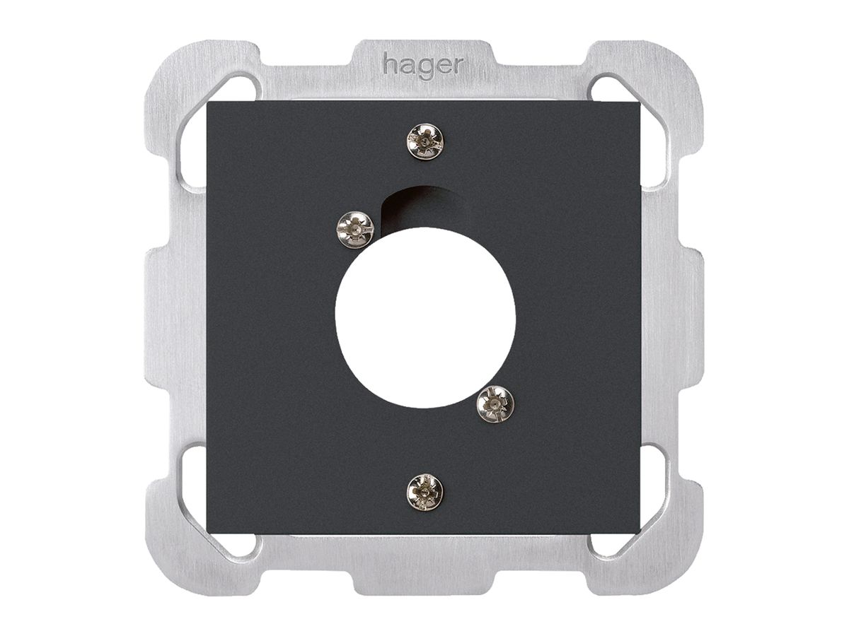 UP-Montageset für 1 XLR schwarz kallysto