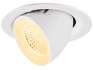 LED-Downlight SLV NUMINOS GIMBLE M 12W 1800lm 3000K MB DALI Ø135×95 weiss
