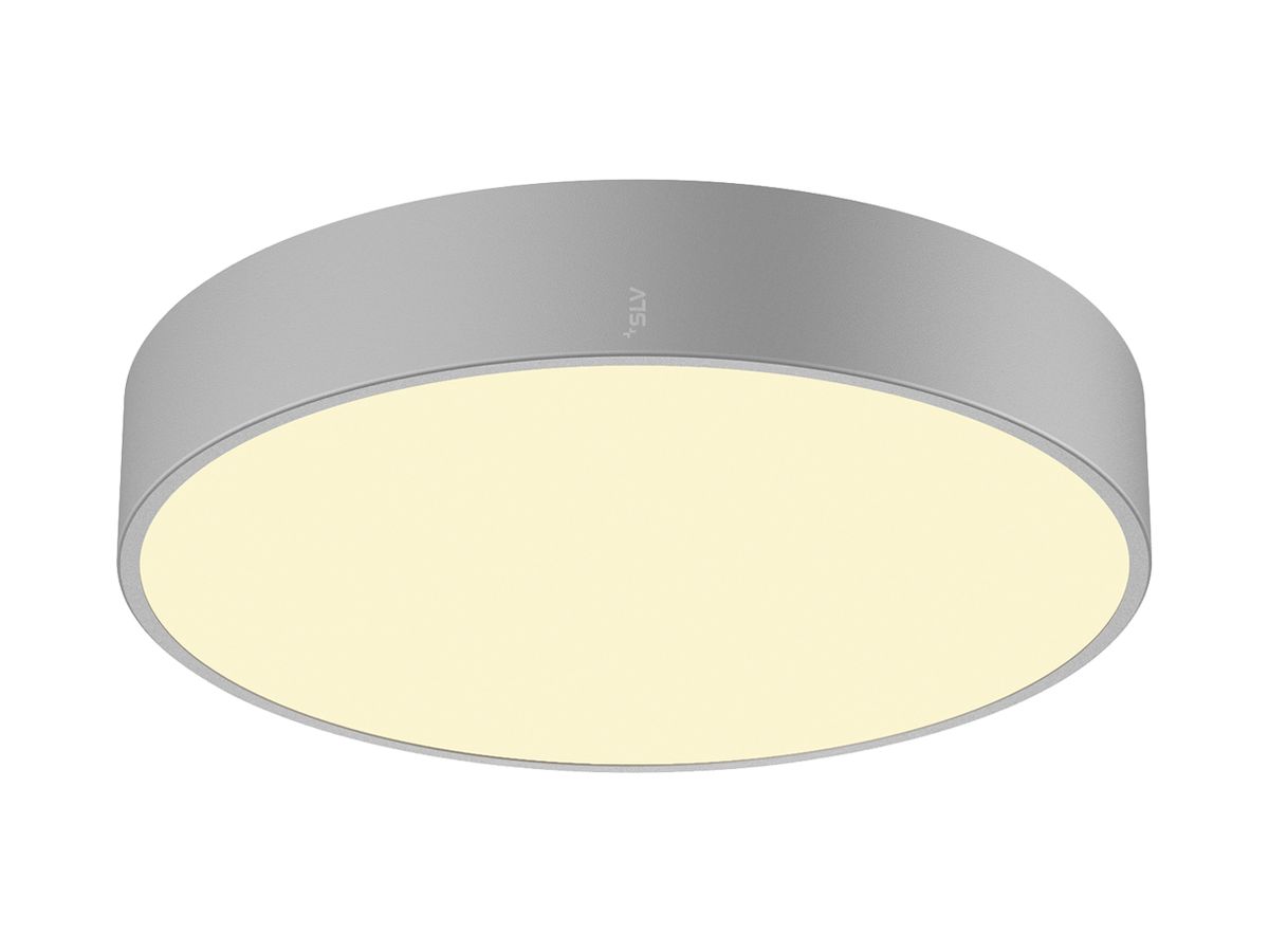 LED-Deckenleuchte SLV MEDO 40 20W 2350lm 927/930/940 IP50 DIM Ø380mm grau