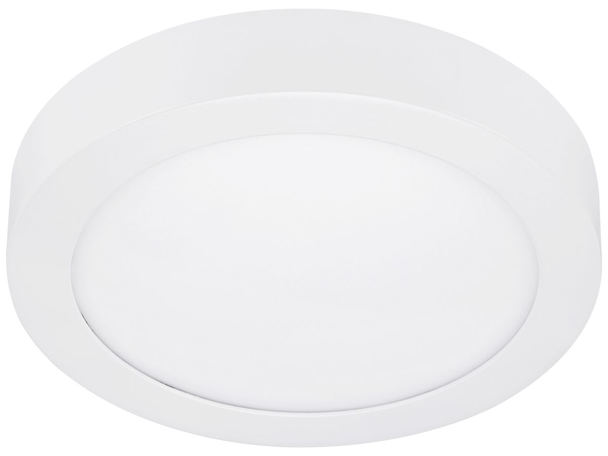 AP-LED-Downlight Sylvania Flat 226 17W 1700lm 3000K IP20 120° DIM Ø226mm weiss