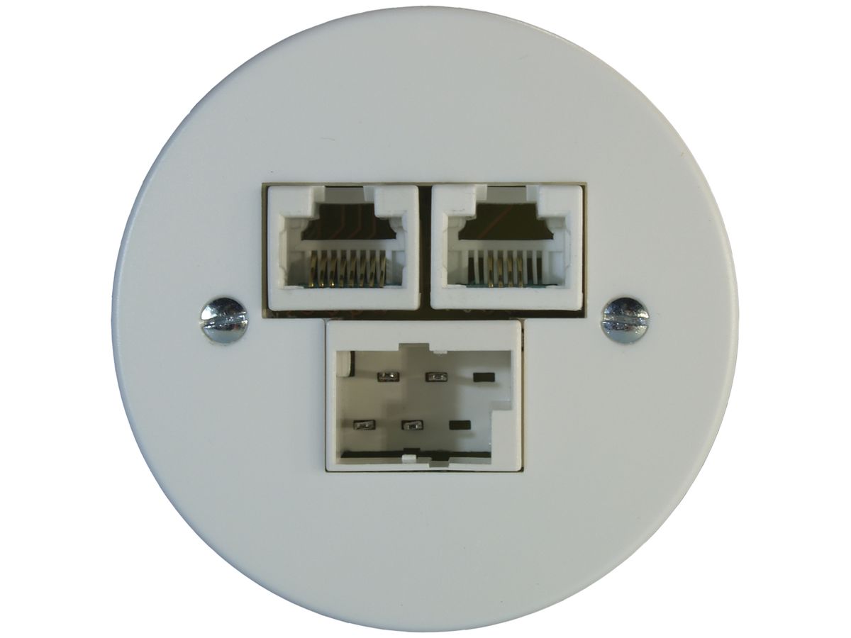 UP-Dose SOHO T+T/2×RJ45/u weiss ITplus