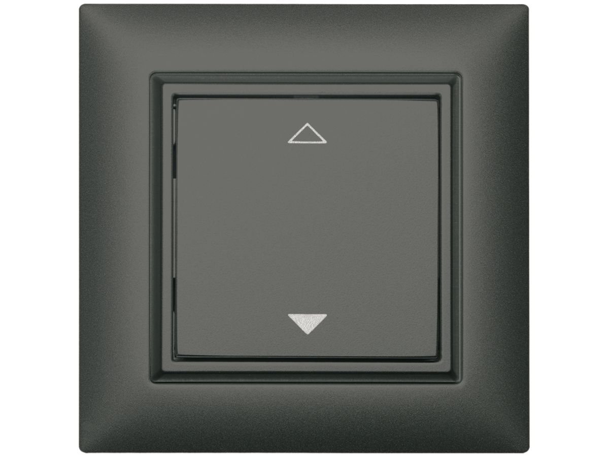 AP-RF-Taster ALADIN EnOcean EDIZIOdue, 1-fach, dunkelgrau, V/Λ