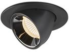 EB-LED-Downlight SLV NUMINOS GIMBLE S, 8.6W 250mA 690lm 2700K 55° sz/chr