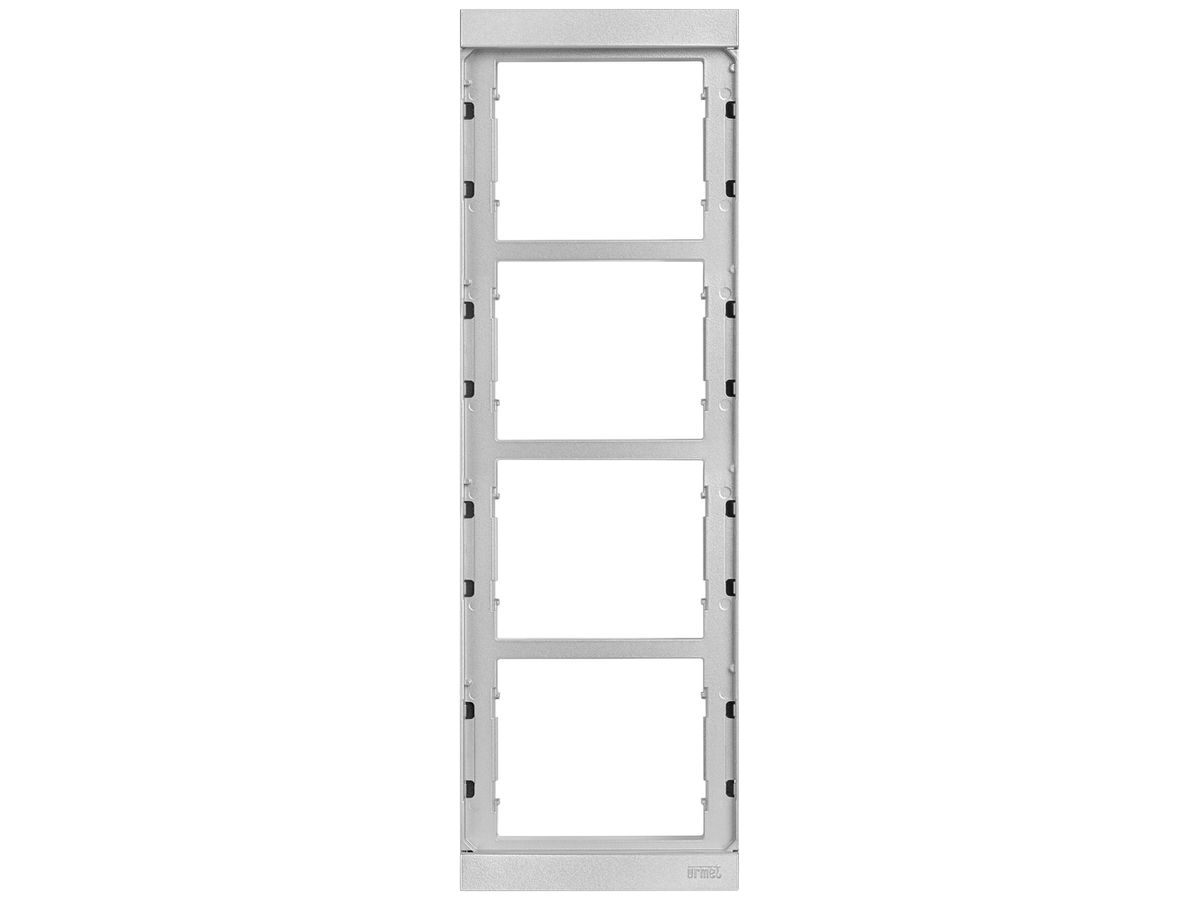 Rahmenmodulhalter Urmet Alpha, 4×Modul, 125×396mm