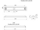 LED-Deckenleuchte FlexBlend SM340C L120 2800lm grau