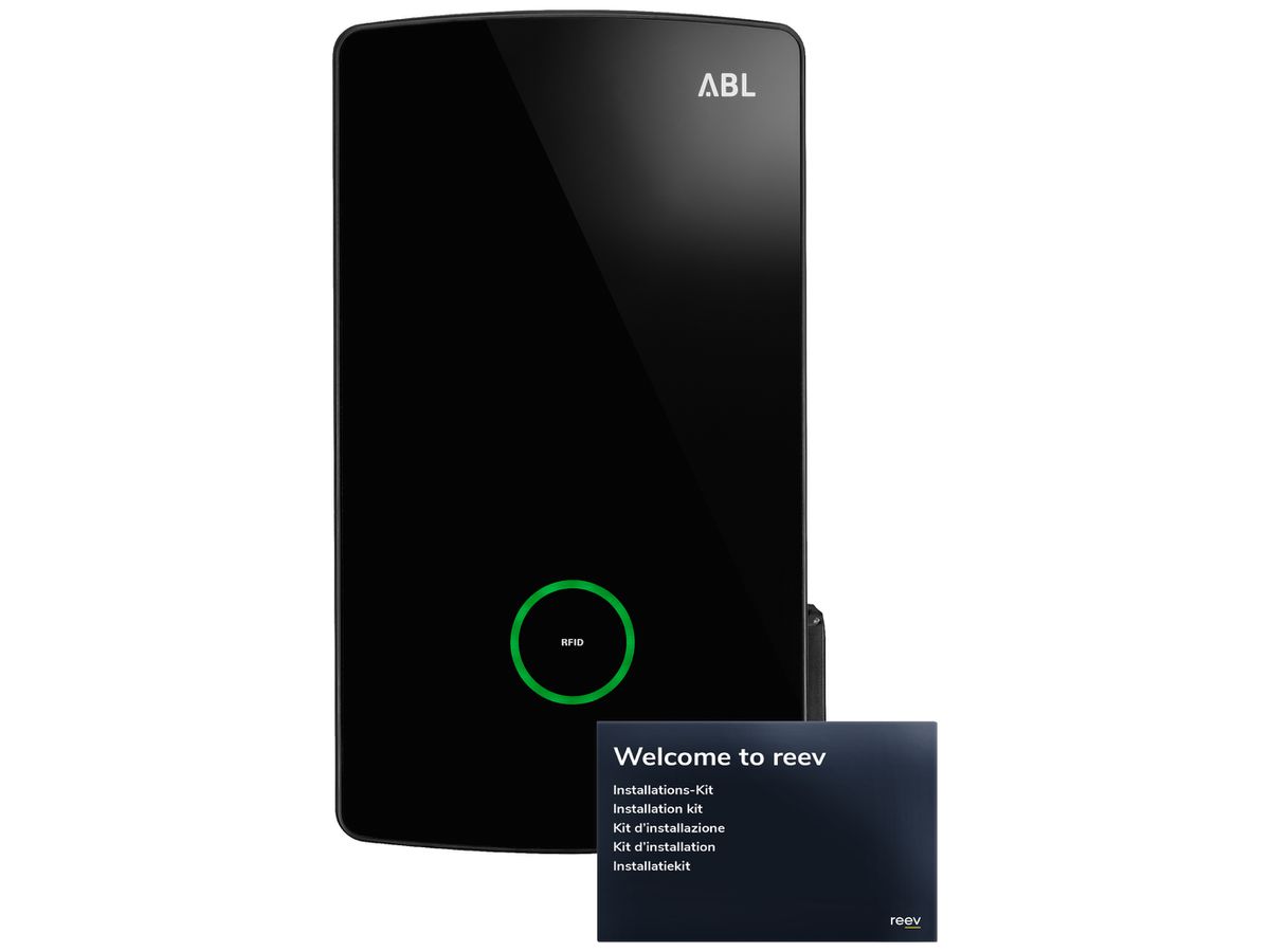 Ladestation ABL Wallbox eM4 Single Extender T2 32A 22kW reev