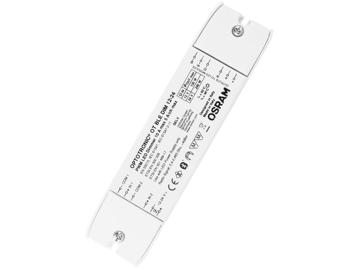 LED-Konverter Osram OT BLE DIM 12/24V 240W, 172×42×20mm