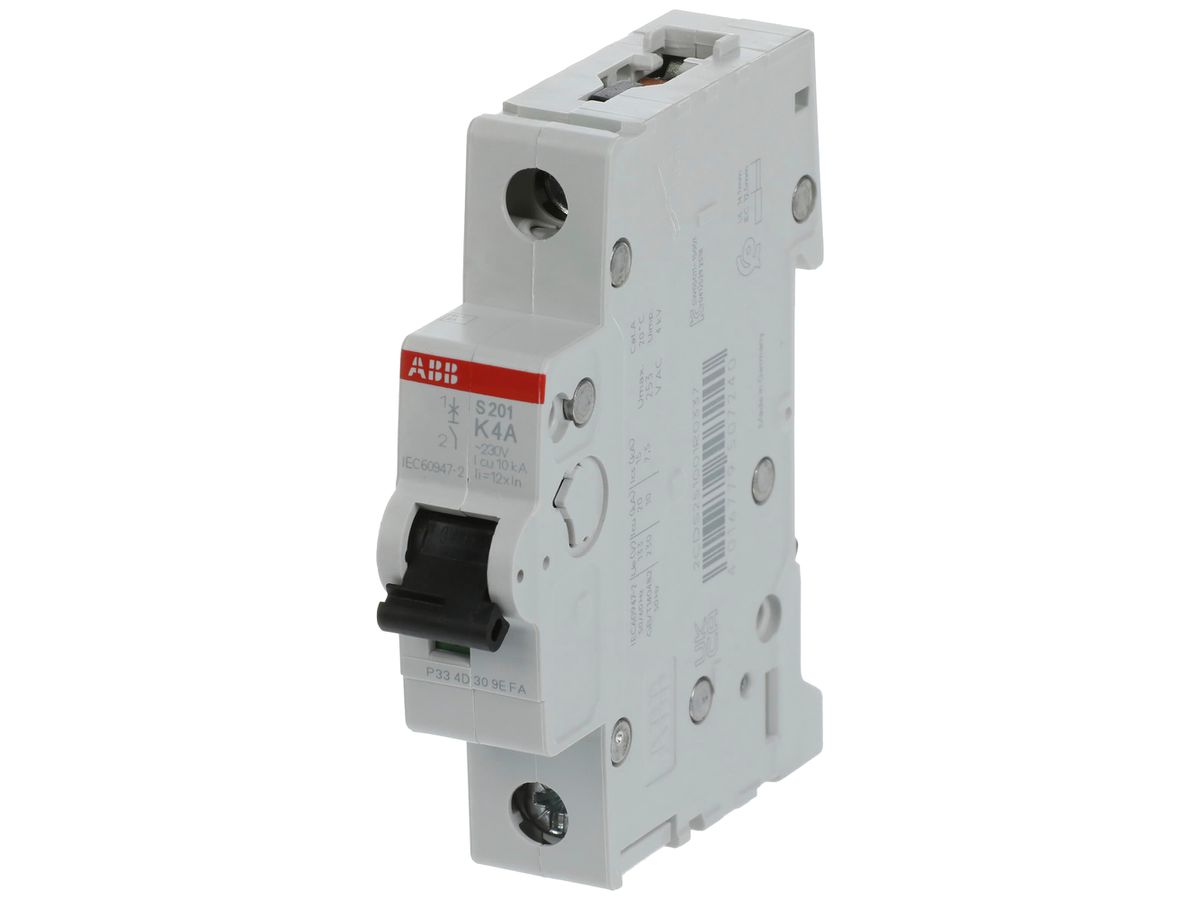 Leitungsschutzschalter ABB S201-K4 4A 6kA