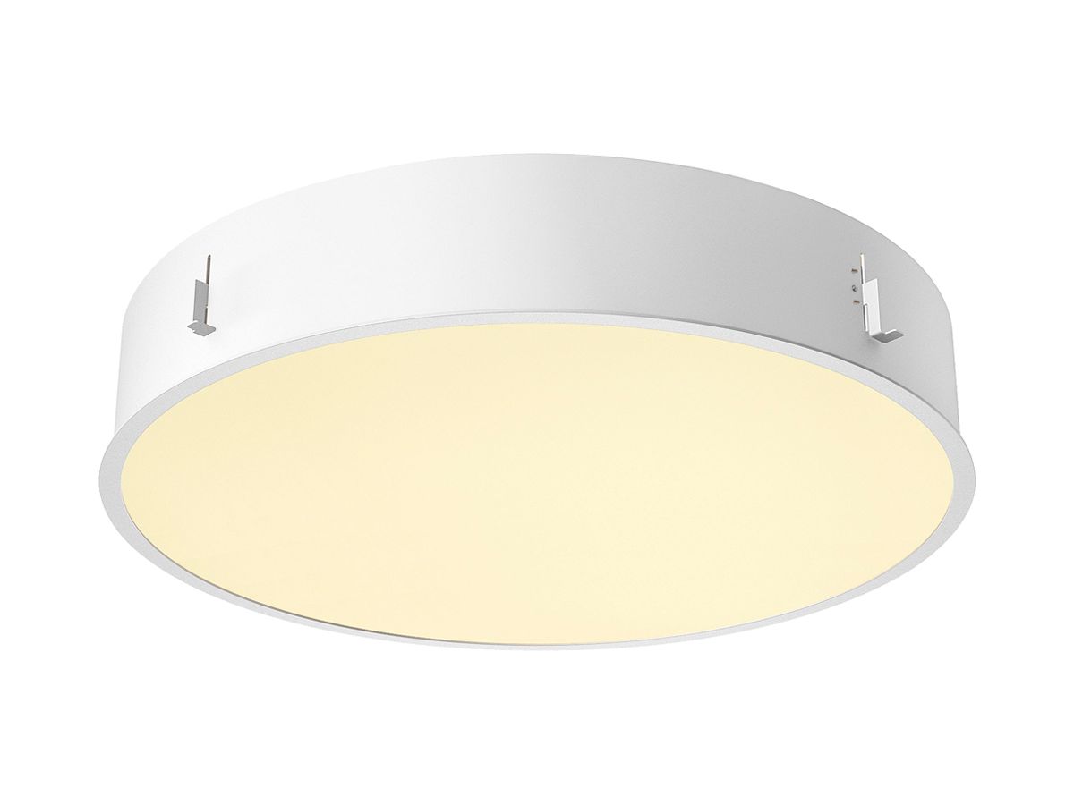 EB-LED-Deckenleuchte SLV MEDO 60 33W 4600lm 930/940K 80° Ø615mm weiss